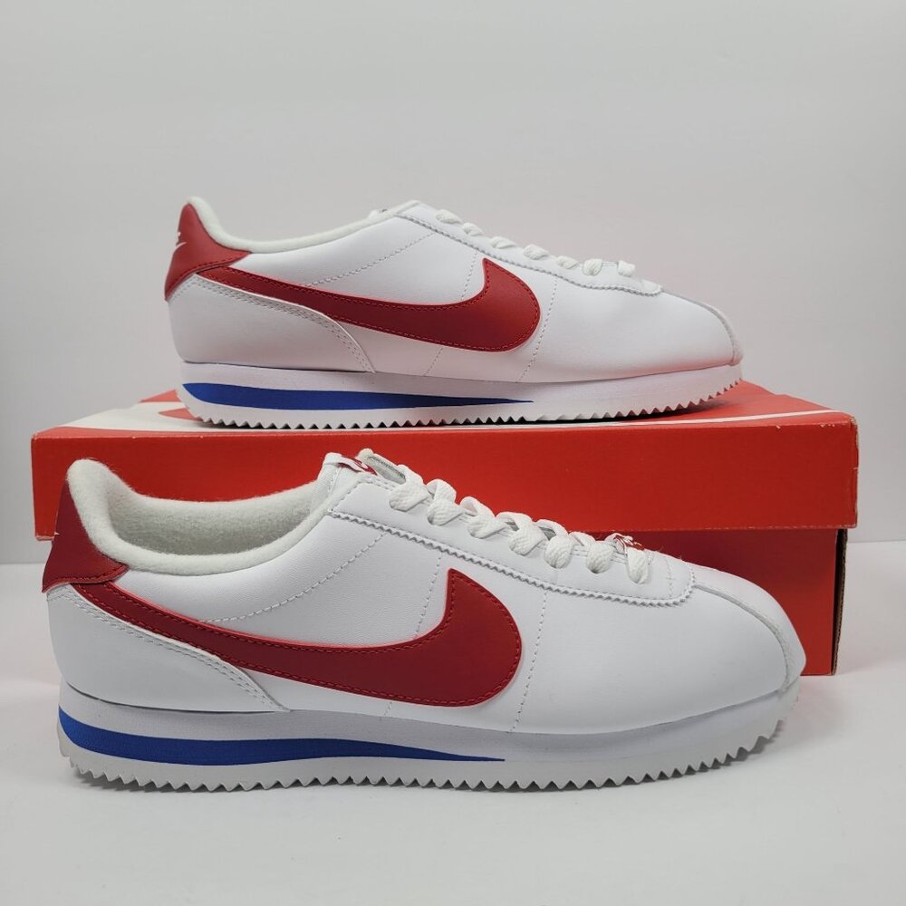 Nike Cortez Forrest Gump 2019 WH/RD/BL Men's Sneakers 819719-103 US Size 8 NWB